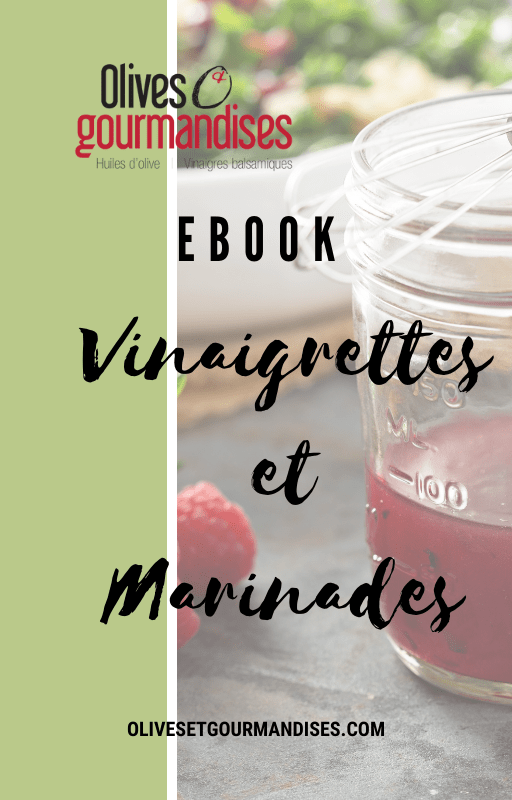 Livre électronique de vinaigrettes et marinades Olives et gourmandises