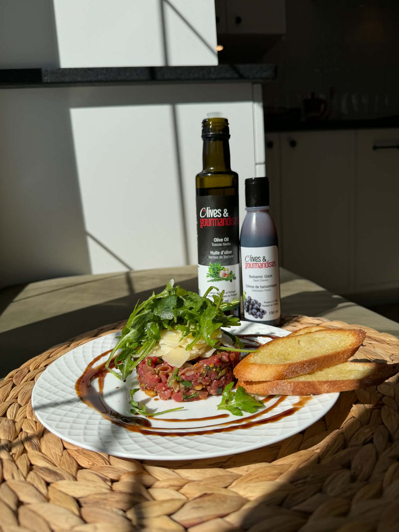 Tartare de boeuf à l'italienne