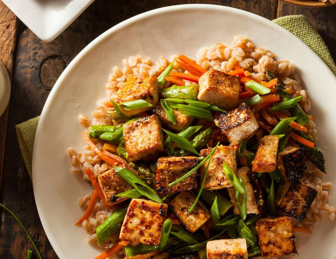 Tofu infusé au balsamique teriyaki