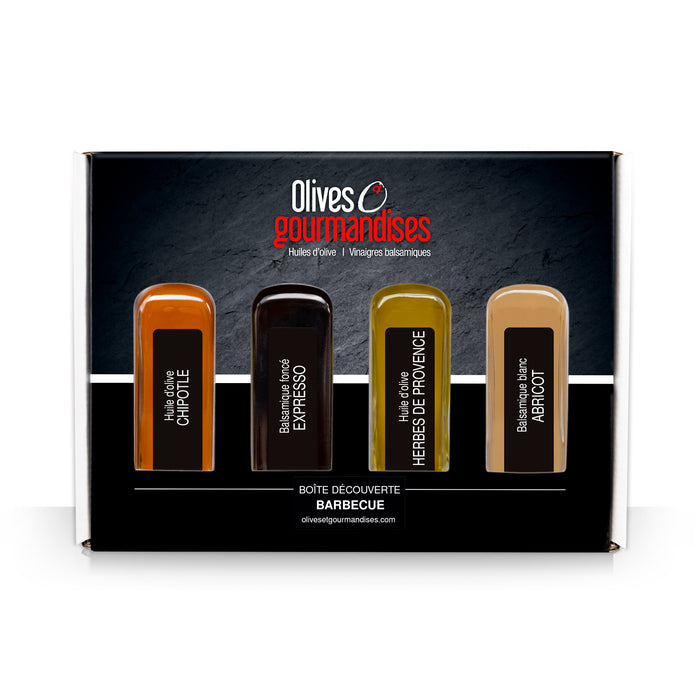 Barbecue discovery box 4 x 60 ml