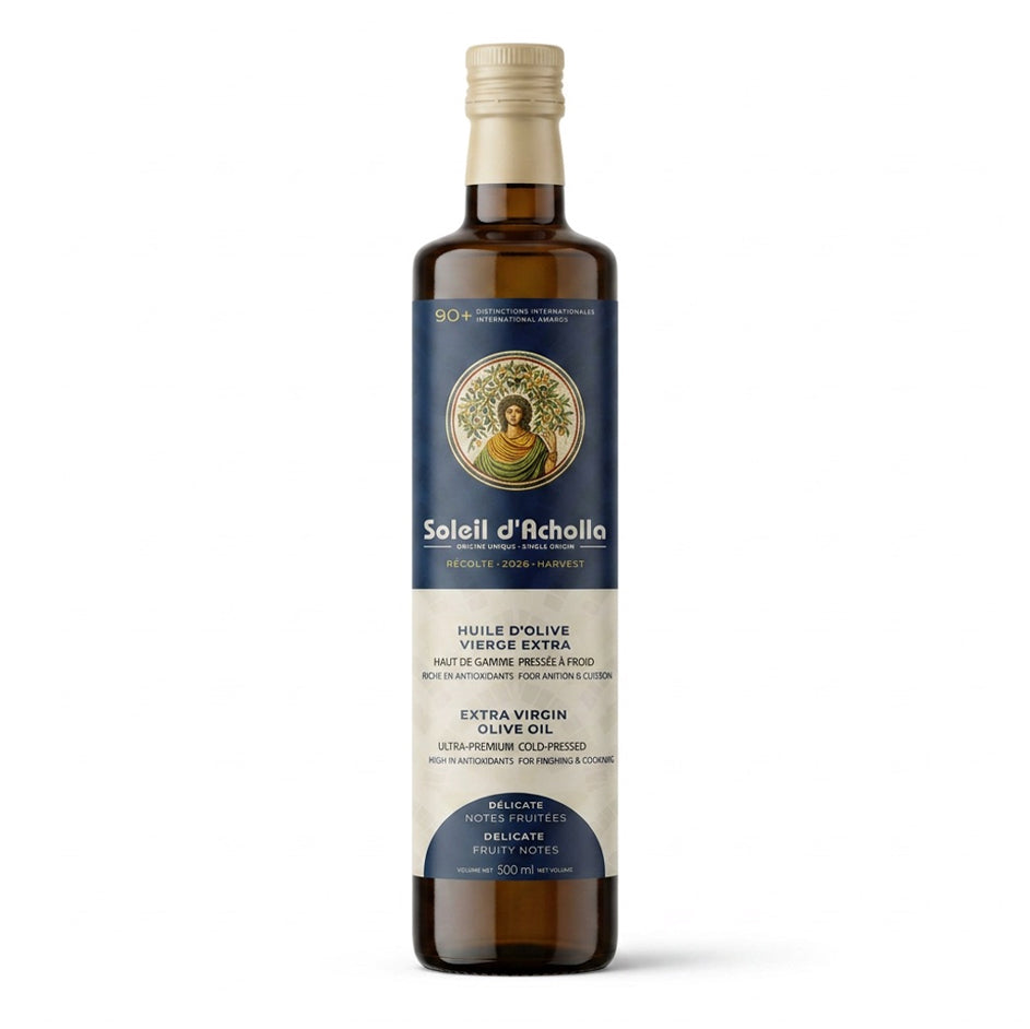 Huile d'olive vierge extra - Soleil d'Acholla délicate - 500ml